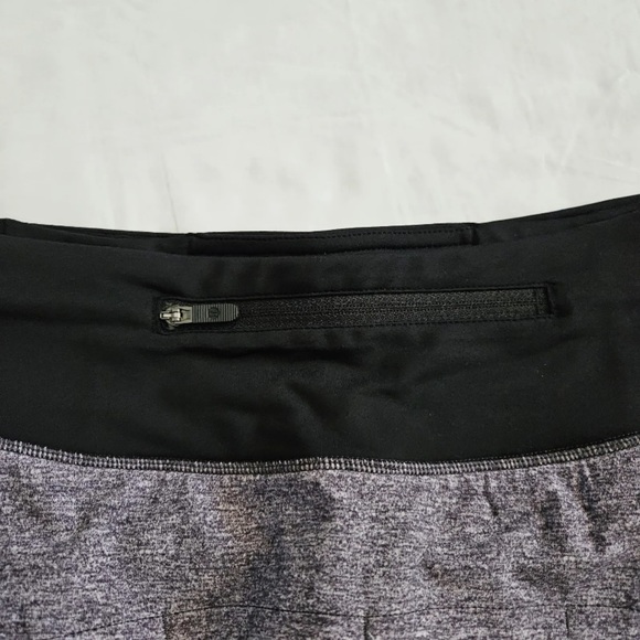 Lululemon Speed Up MR Lined Short 4" Grwy Black MBHL LW7AVNT Women's Size 4 - Picture 6 of 6